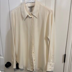 Classic Cream Button-Up Shirt